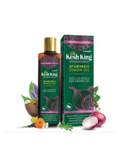 emami Kesh King Ayurvedic Onion Oil Scalp And Hair Medicinal Growth Oil Green 200ml  - Image 1