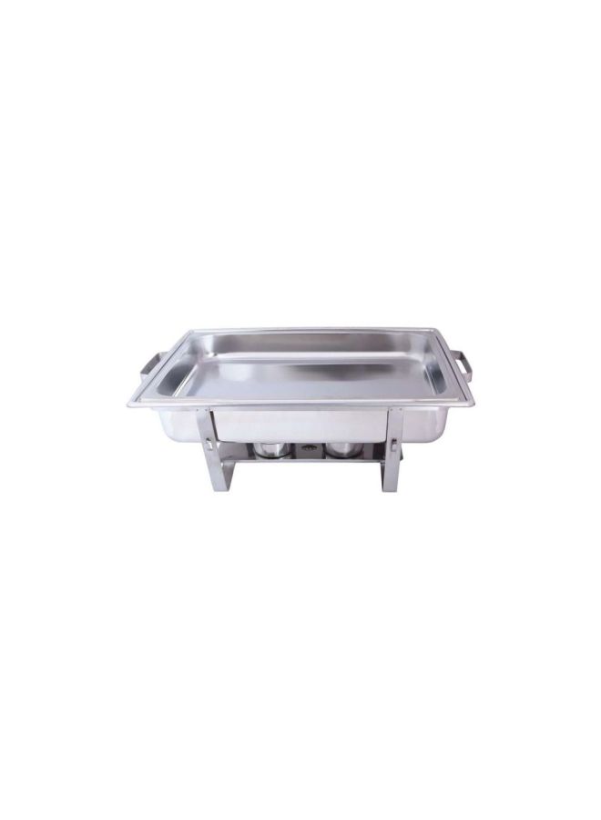 RAJ - Rectangular Chafing Dish Silver 9Liters - Image 1