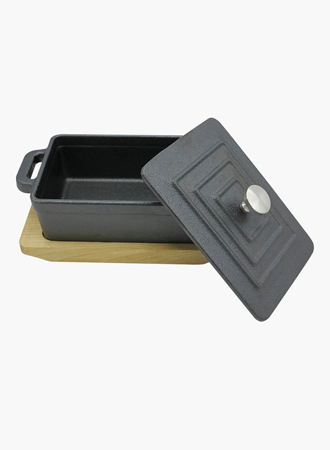 Rectangular Casserole With Tray Grey 12.5centimeter - v1644494109/N17895694A_2