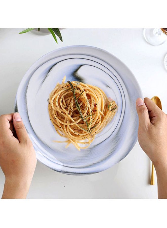 Sharpdo Shallow Dinner Plate Grey/Blue 15cm - Image 1