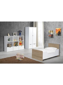 Home Box Vanilla Cody Toddler Bed Beige/White 70x130cm  - Image 1