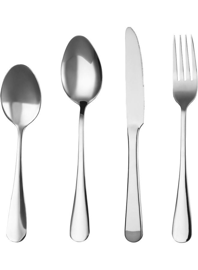 Sunhome 4-Piece Stainless Steel Cutlery Set Silver - Image 3
