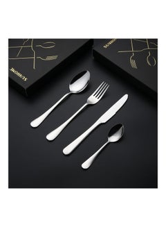 Sunhome 4-Piece Stainless Steel Cutlery Set Silver  - Image 5