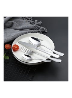 Sunhome 4-Piece Stainless Steel Cutlery Set Silver  - Image 1