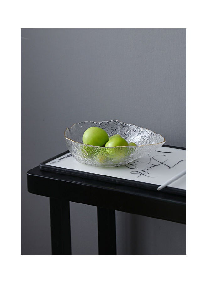 Shuer Nordic Glass Fruit Plate Clear 21x21x6cm - Image 4