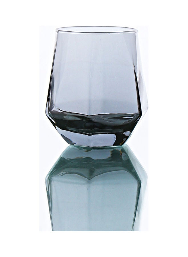 Creative Hexagonal Diamond Glass Grey 9.2x9.3x6.6cm