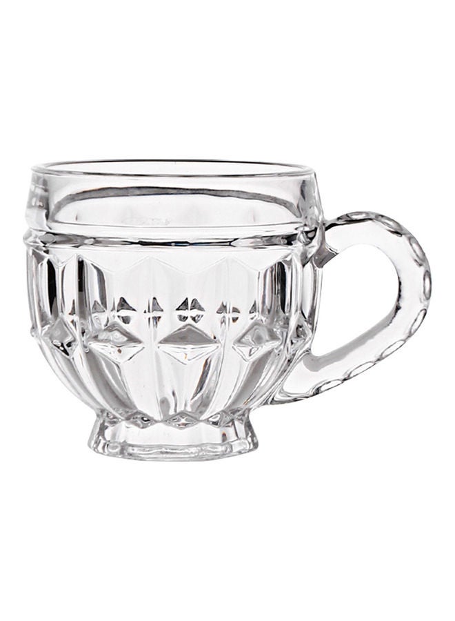 Shuer Retro Relief Stylish Cup Clear 7.5x7.5x7.8cm  - Image 2