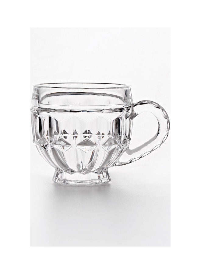 Shuer Retro Relief Stylish Cup Clear 7.5x7.5x7.8cm  - Image 5