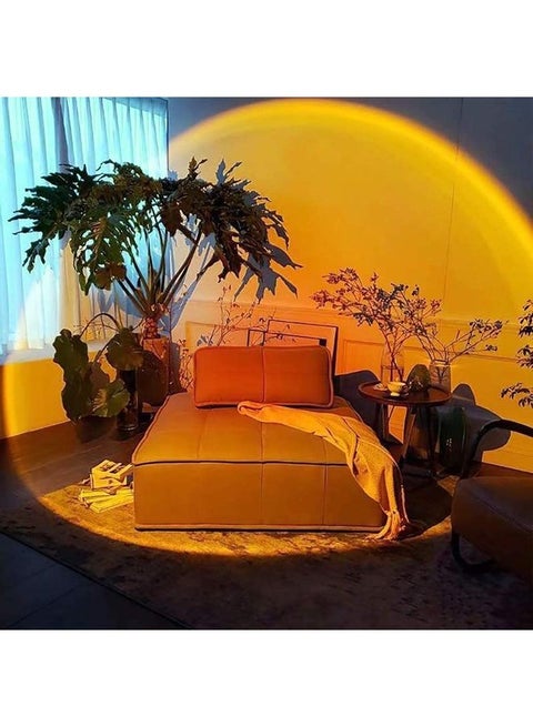 Romantic Visual Sunset Projection Night Light Golden