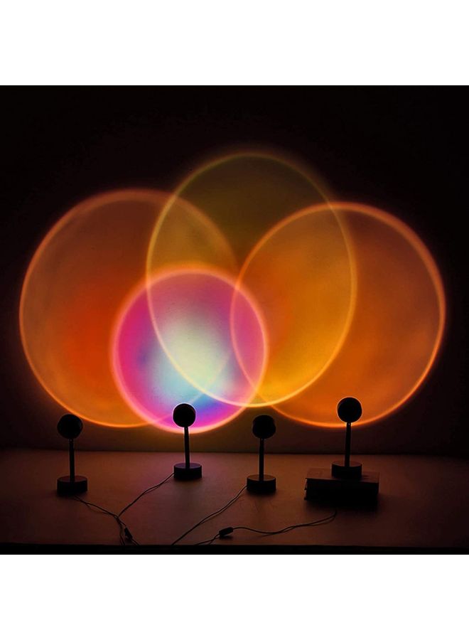 XiuWoo New Sunset Table Lamp Rainbow Light Black - Image 1