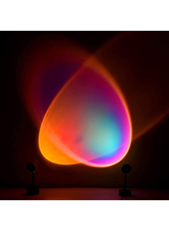 XiuWoo New Sunset Table Lamp Rainbow Light Black - Image 2