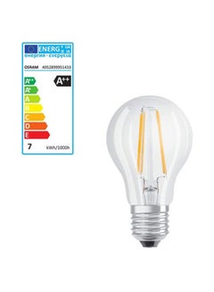 Osram Retrofit Clear Filament Classic A 40 4 W/827 E27 LED Lamps Warm White  - Image 2