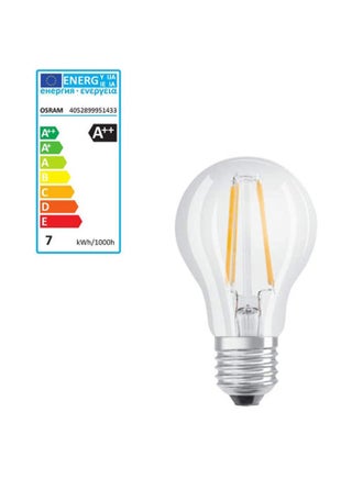 Retrofit Clear Filament Classic A 40 4 W/827 E27 LED Lamps Warm White - view 2