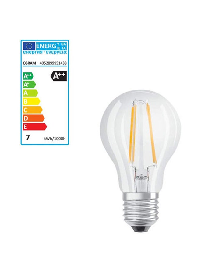Osram - Retrofit Clear Filament Classic A 40 4 W/827 E27 LED Lamps Warm White - Image 1