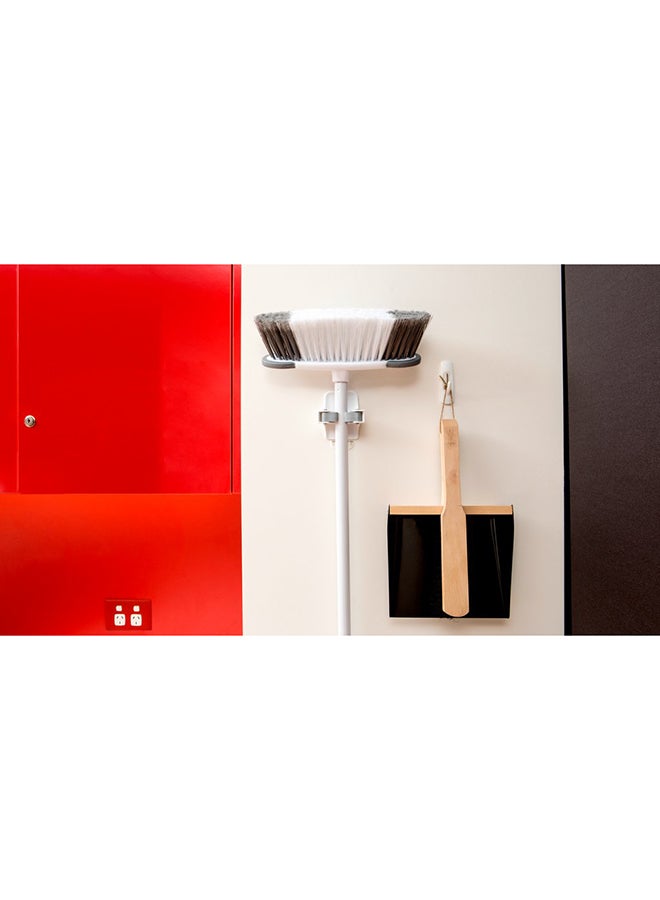 ثري ام طقم حوامل لتعليق مقبض المكنسة من خطاف واحد وشريطين قادر على حمل حتى وزن 1.8 كجم طراز ‎17007-ES أبيض/رمادي - Image 4