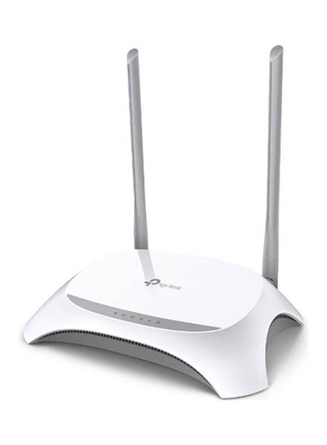 تي بي لينك راوتر لاسلكي 3G/4G متوافق مع بروتوكولات N بسرعة 300 ميجابت في الثانية أبيض - Image 2