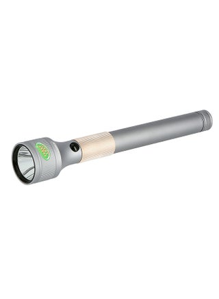 Rechargeable LED Handheld Flashlight Torch Grey - v1644502416/N40883504A_1