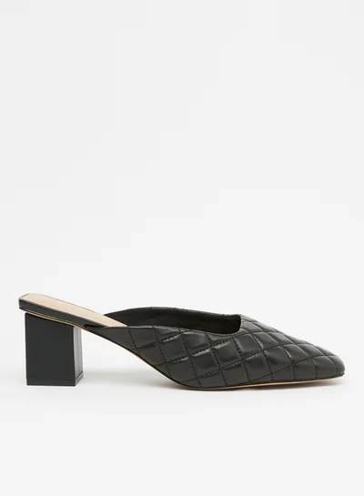 ALDO Drenna Leather Mules Black