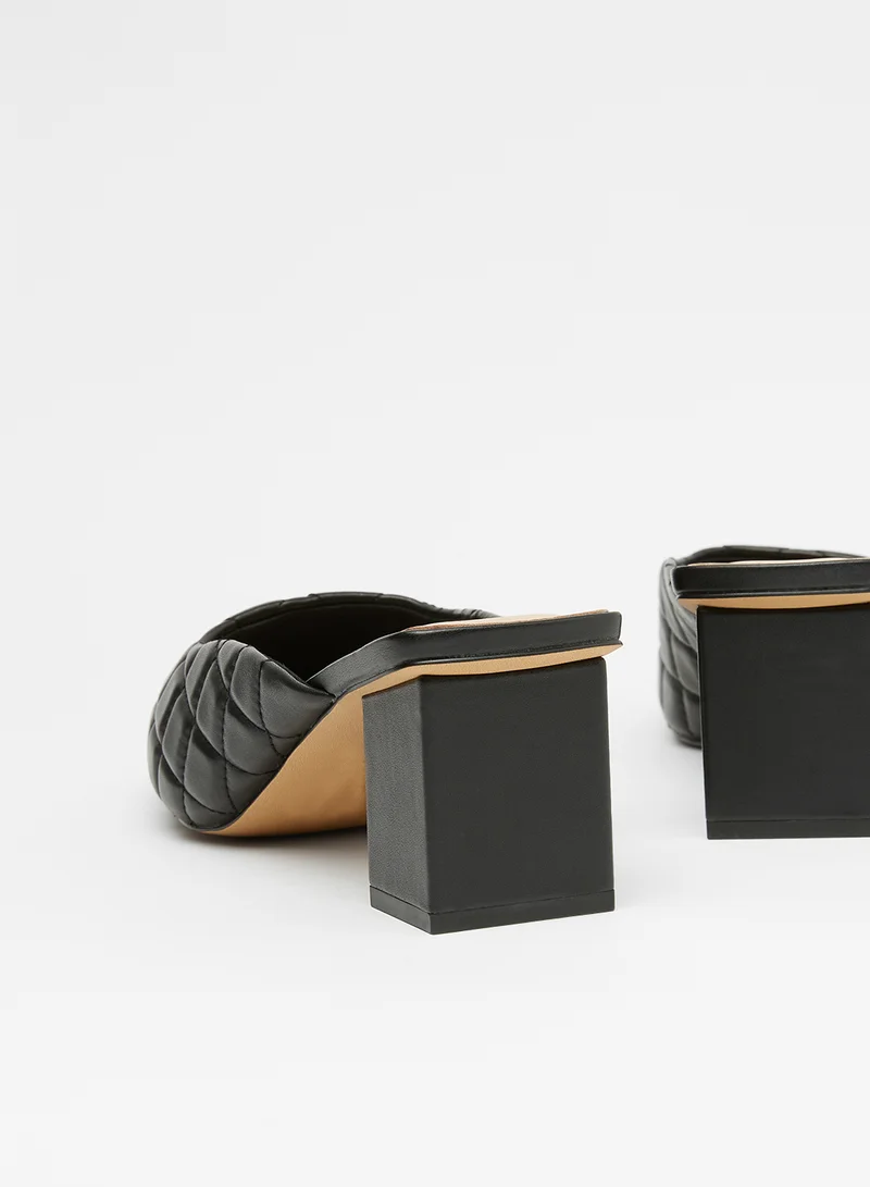 ALDO Drenna Leather Mules Black
