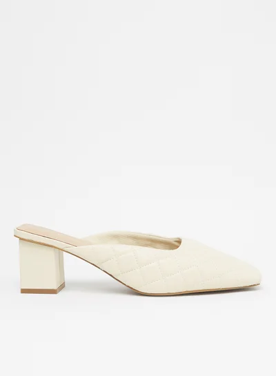 ALDO Drenna Leather Mules Off-White