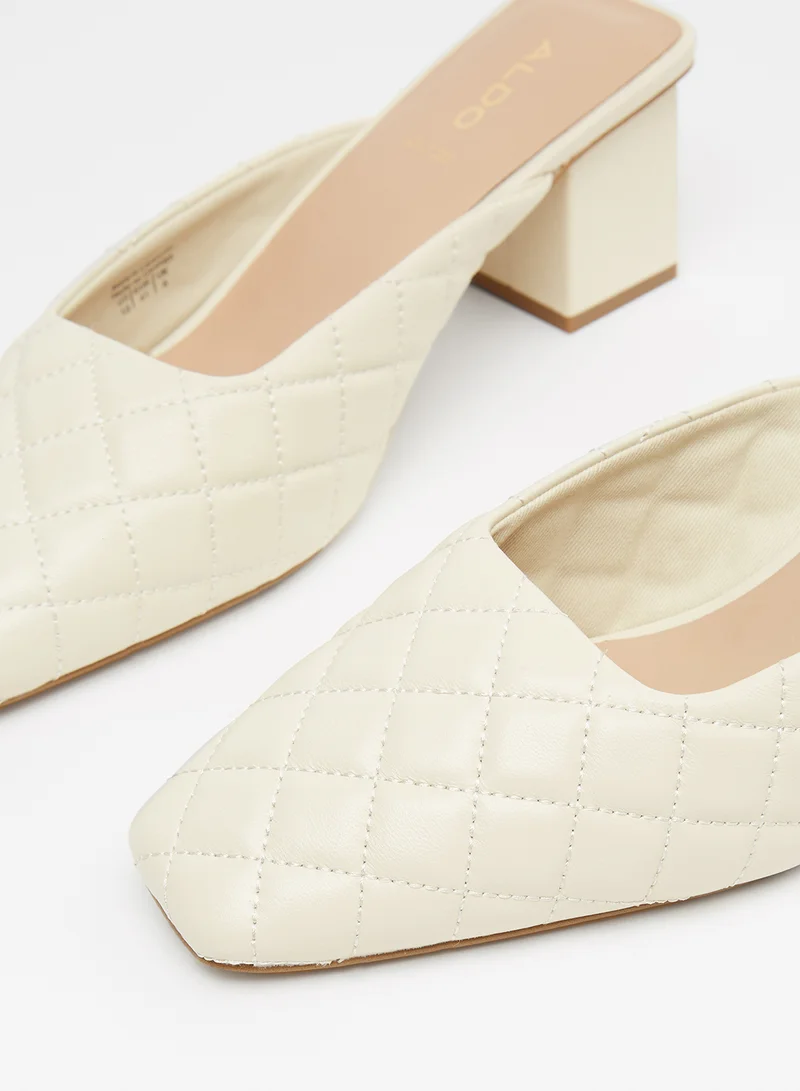 ALDO Drenna Leather Mules Off-White