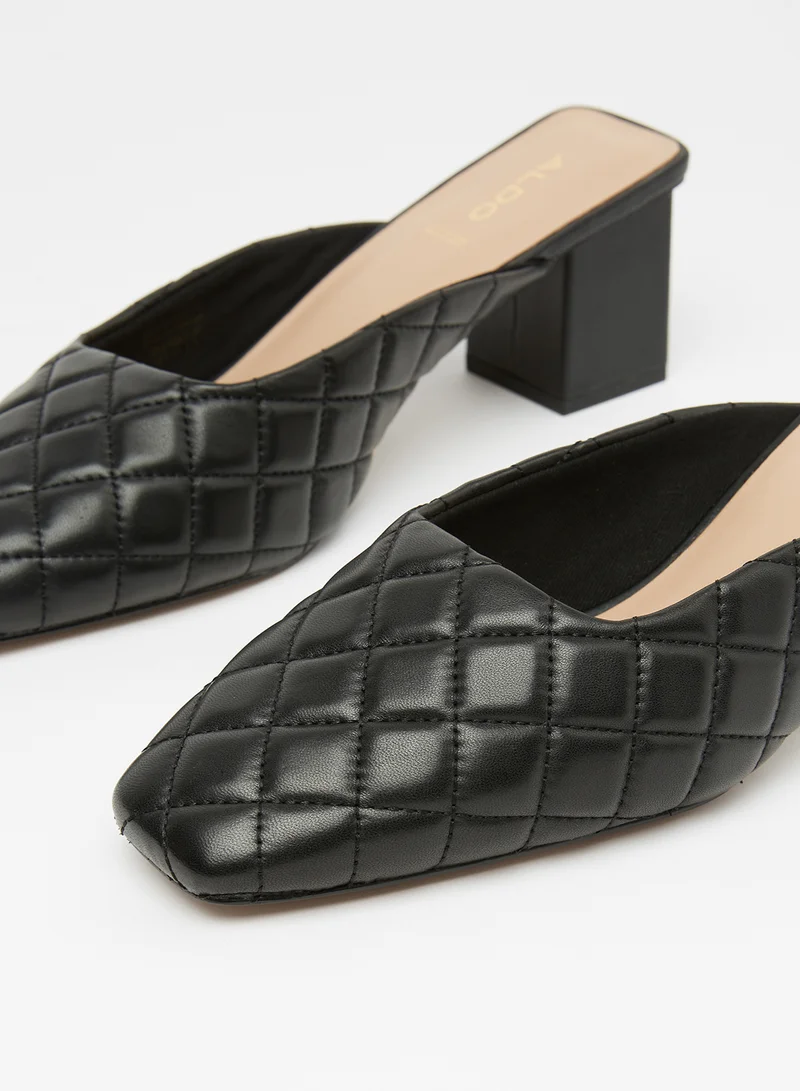 ALDO Drenna Leather Mules Black
