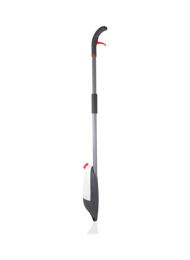 4-Piece Microfiber Cleaning Mop With Water Spray Grey