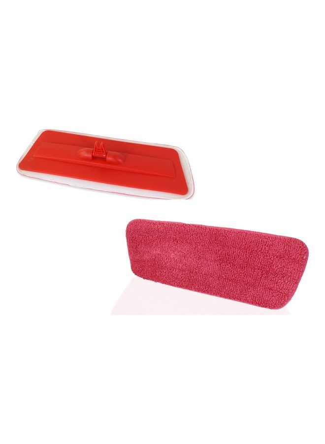 Biki Microfiber Cleaning Mop With Water Spray Red - Image 5