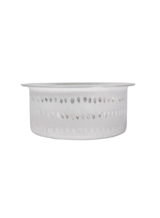 TAJ Aluminium Hammered Medium Tope/Cooking Pot With Lid Silver 6.1Liters - Image 2