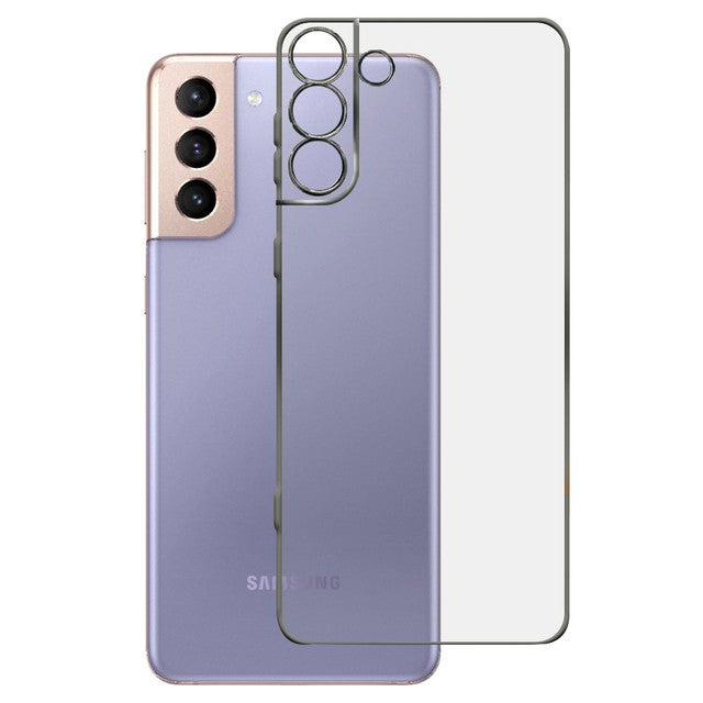 MARGOUN Protective Soft TPU Case Cover for Samsung Galaxy S22 Plus 5G Clear/Black - Image 1