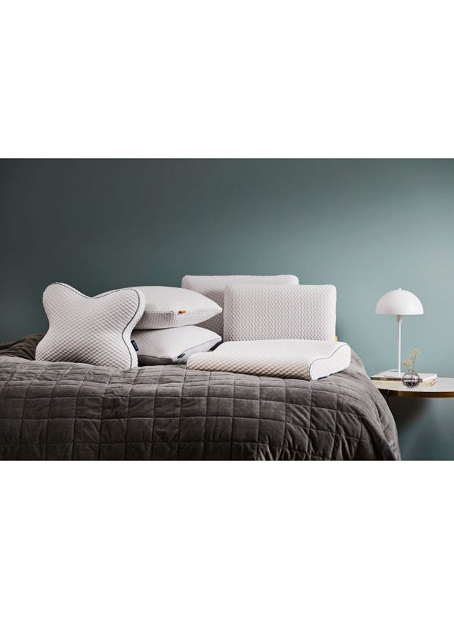 JYSK - Wellpur Feda Pillow Foam White 40x60x11/9centimeter - Image 1
