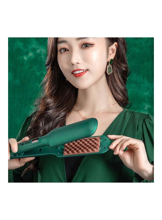 Hot Fluffy Bar Roll Hair Straightening Board Green - Image 2