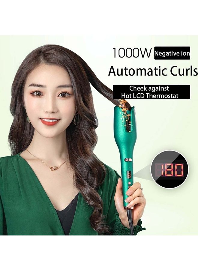 Mini Portable Rotating Fully Automatic Big Egg Roll Bar Tube Wave Perm Hairdressing Machine Green 27 x 6 x 6cm - Image 2