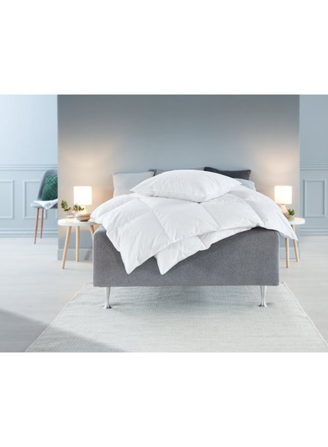 JYSK - ALTA Warm Duck Feather Duvet Fabric White 240x220cm - Image 1
