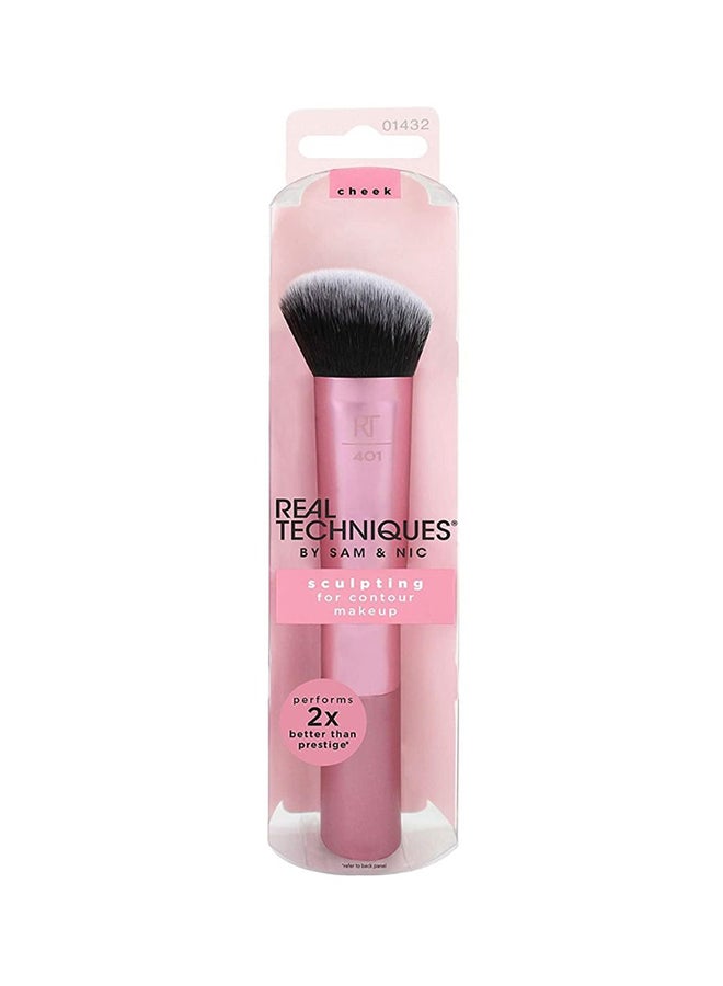 REAL TECHNIQUES Sculpting Makeup Brush Pink/Black  - Image 1