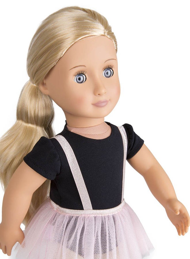 أور جنريشن دمية عصرية بتصميم راقصة الباليه مع تنورة توتو 18بوصة - Image 3