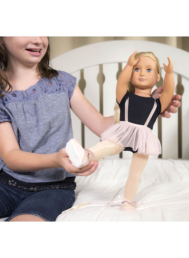 أور جنريشن دمية عصرية بتصميم راقصة الباليه مع تنورة توتو 18بوصة - Image 5