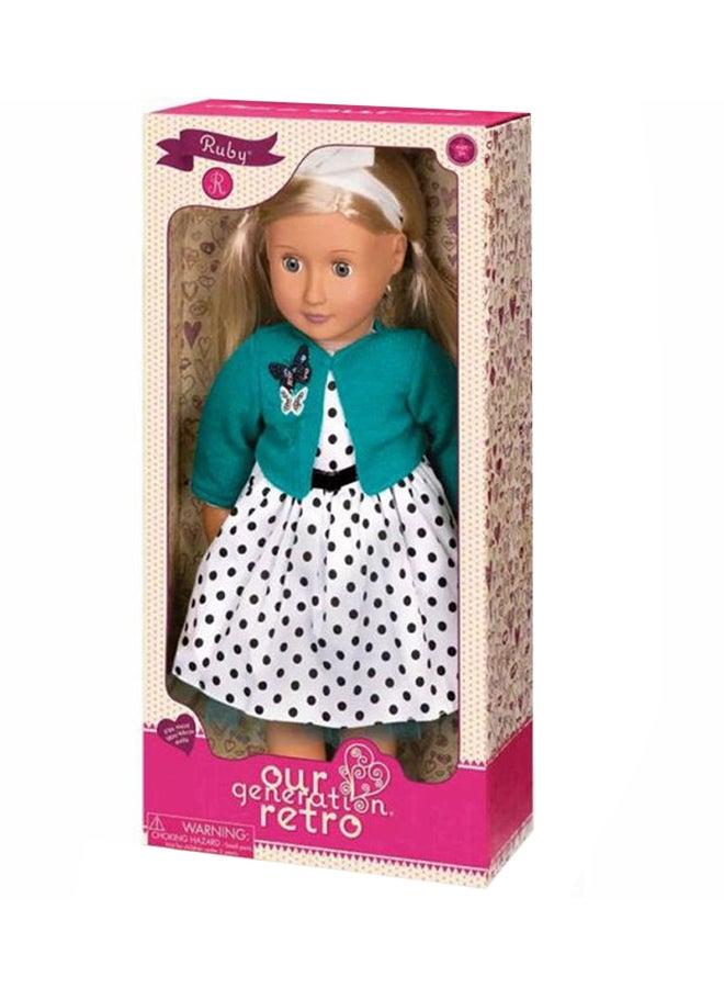 Our Generation - Regular Retro Doll - Ruby 18inch - Image 1