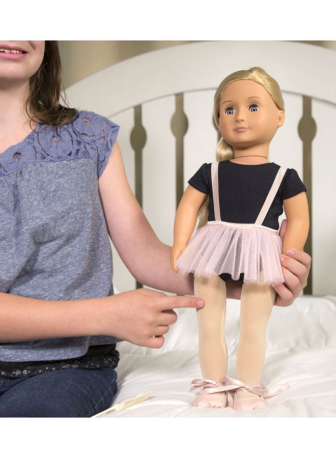 أور جنريشن دمية عصرية بتصميم راقصة الباليه مع تنورة توتو 18بوصة - Image 4