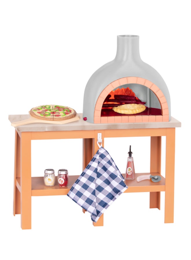 Medium Wood Burning Pizza Oven Set