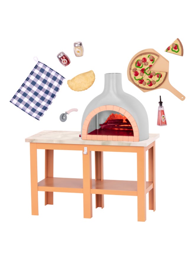 Medium Wood Burning Pizza Oven Set