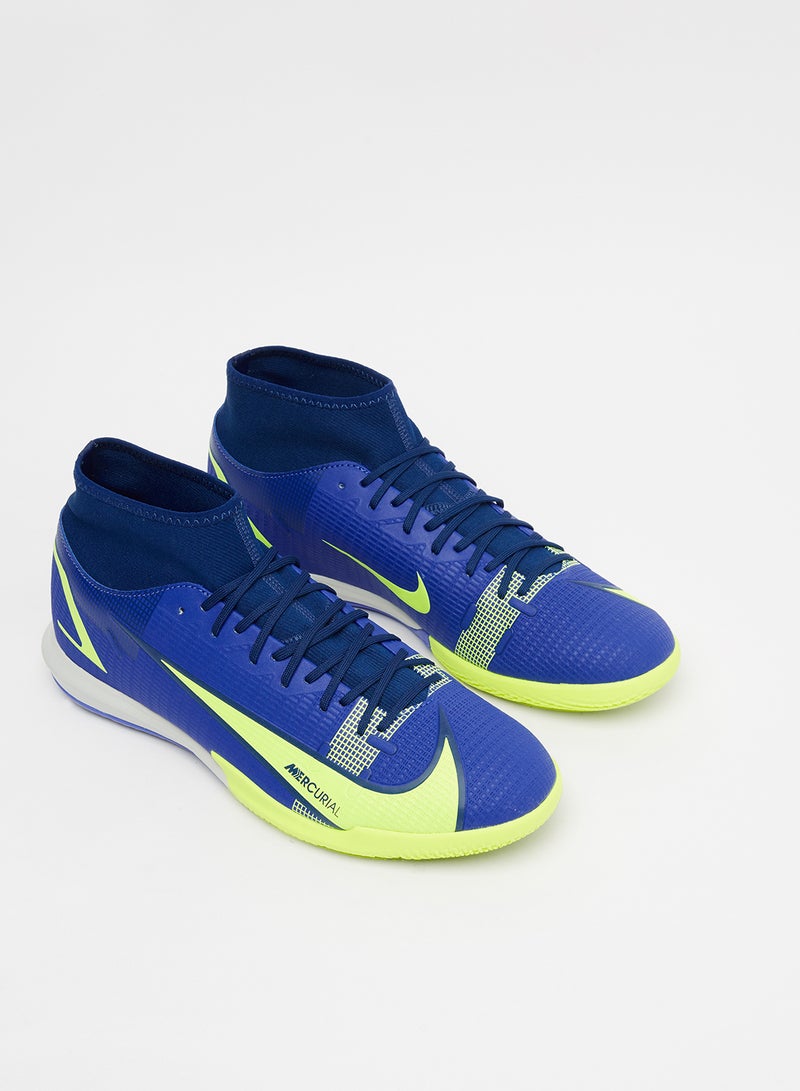 Mercurial Superfly 8 Academy IC Soccer Boots Blue