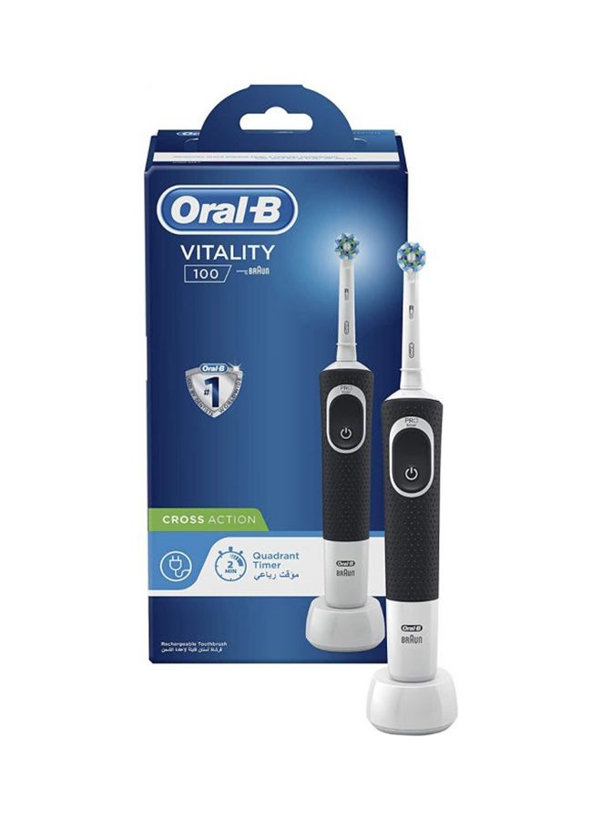 Oral-B - Vitality 100 Electric Rechargeable Toothbrush Black - Image 1