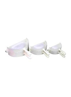 Prestige 3-Piece Dumpling Mould Set Includes 1xSmall 8.5cm, 1xMedium 12cm, 1xLarge White 15cm  - Image 1