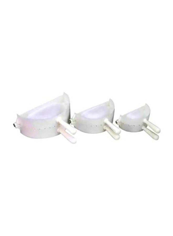Prestige - 3-Piece Dumpling Mould Set Includes 1xSmall 8.5cm, 1xMedium 12cm, 1xLarge White 15cm - Image 1