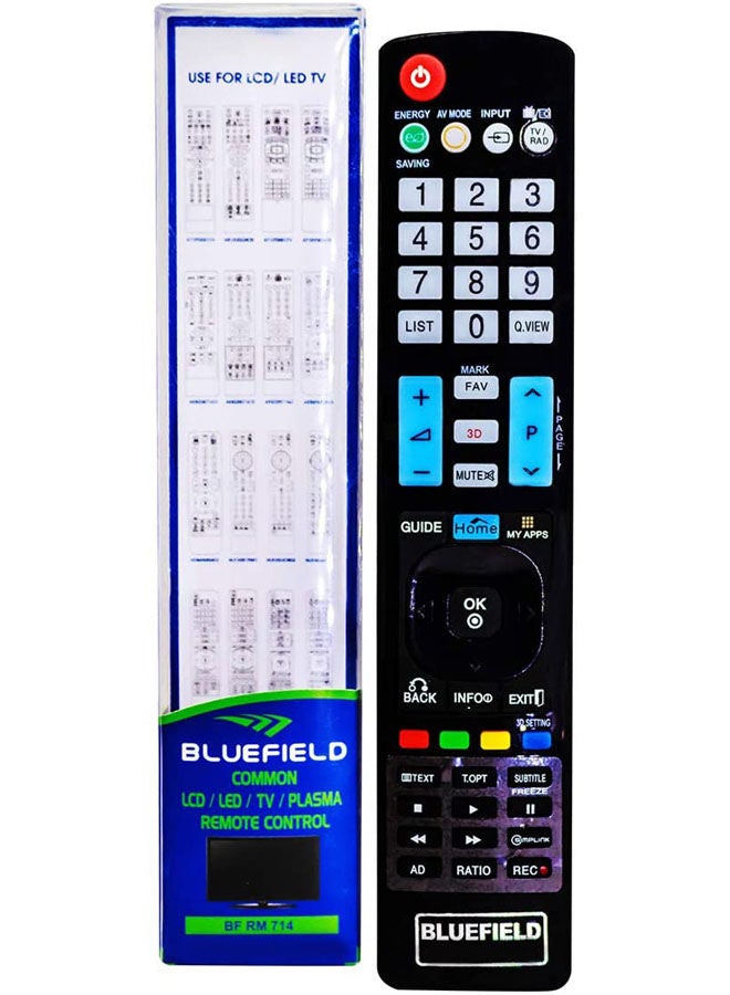 بلوفيلد Remote Control For LG LED Televisions Black - Image 2