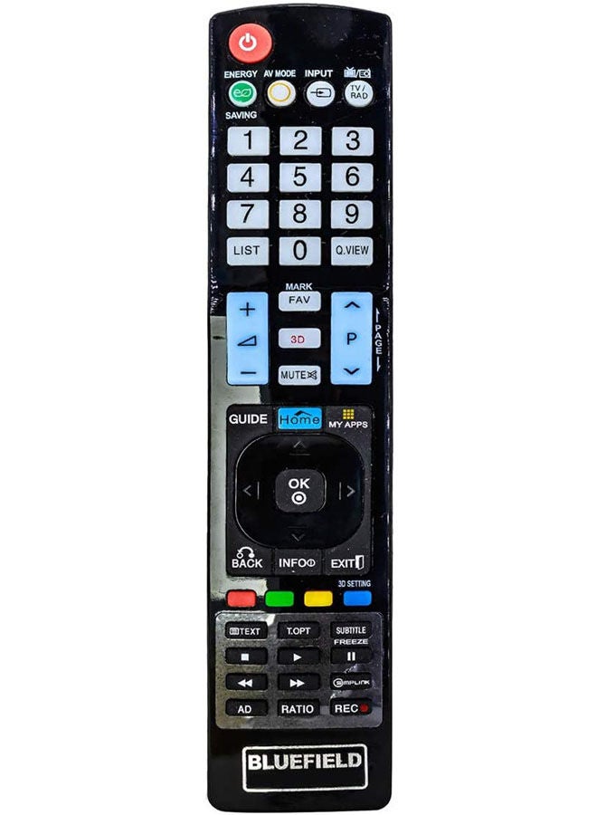 بلوفيلد Remote Control For LG LED Televisions Black - Image 1