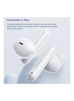 Lenovo LP1 Pro TWS Wireless Earbuds Bluetooth Type-C Fast Charge Headphones with Mic Silver  - Image 2