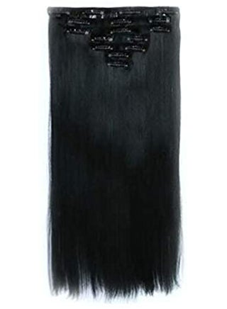 Fashion Long Straight Hair Extension Black - v1644657102/N51547490A_1