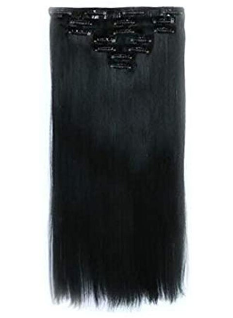 Fashion Long Straight Hair Extension Black